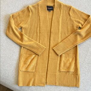 Mustard Cardigan Sweater